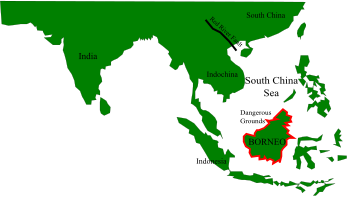 ' Borneo Island ' ' Borneo Island in Asia ' ' Borneo in Asia '
