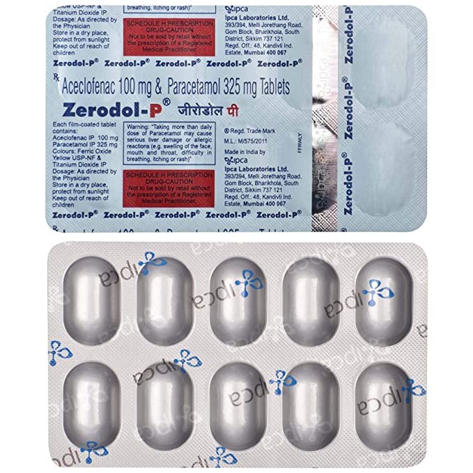 ' Zerodol P Tablet ' ' Zerodol Tablet ' ' Zerodol P Tablet 325 mg ' ' Zerodol Tablet 325 mg '